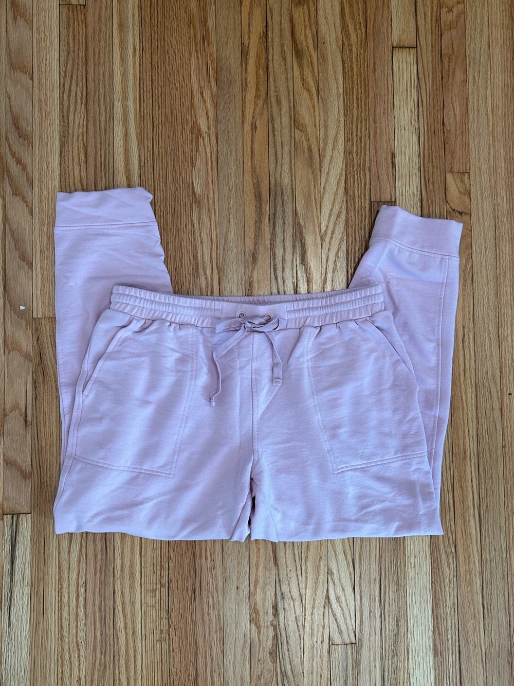 Quince Light Pink Drawstring Joggers